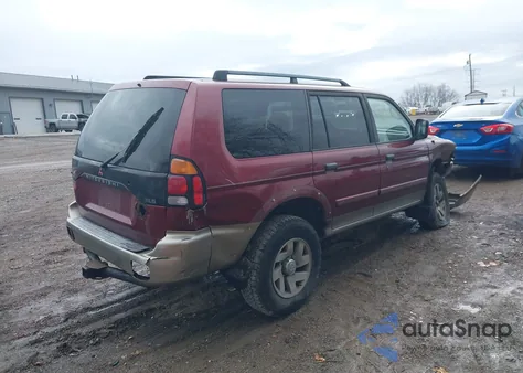 2001 Mitsubishi Montero Sport Xls z USA, uszkodzony, nr VIN JA4MT31H91P036738